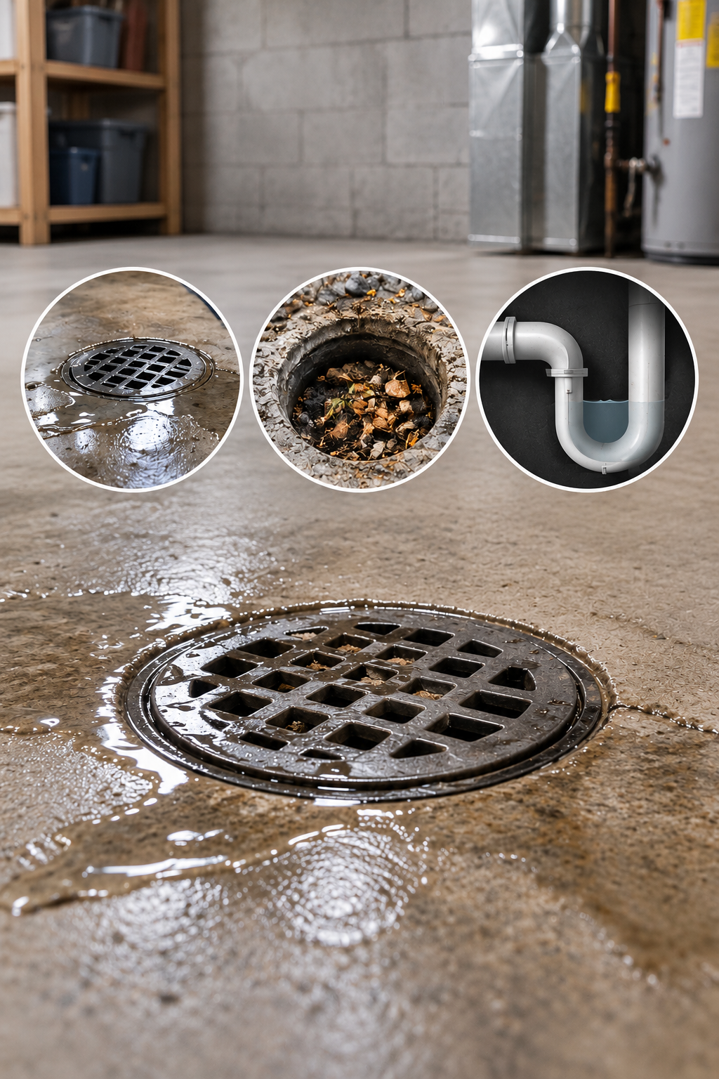 Basement floor drains